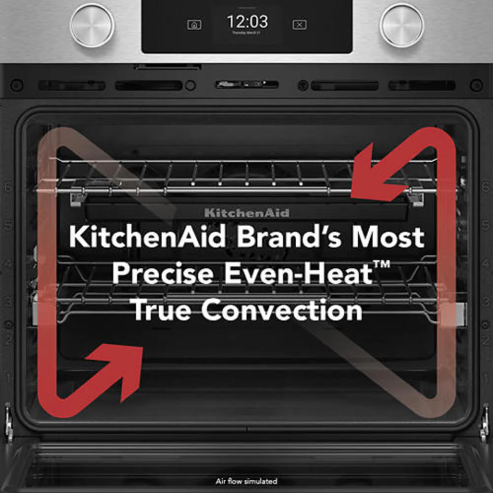 KitchenAid PrintShield™ Stainless 30" Wall Oven with Microwave with Intelligent Cooking Camera (5 cu ft) - KOEC930SPS - Image 16