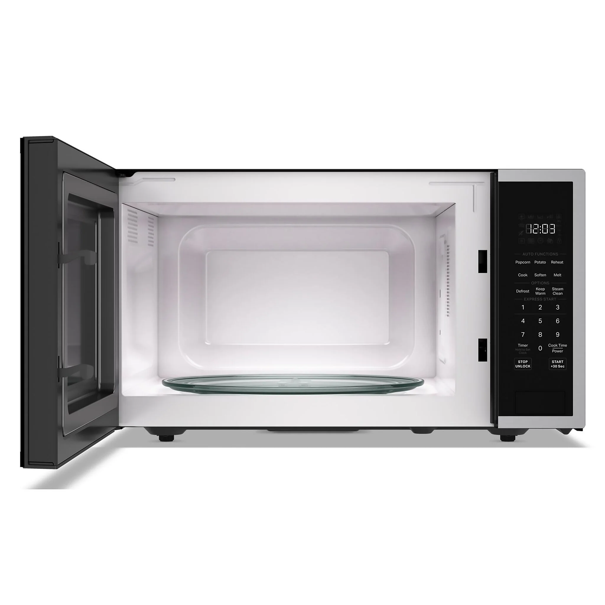 KitchenAid PrintShield Stainless Countertop Microwave (1.5 cu.ft.) - KMCS522SPS - Image 3