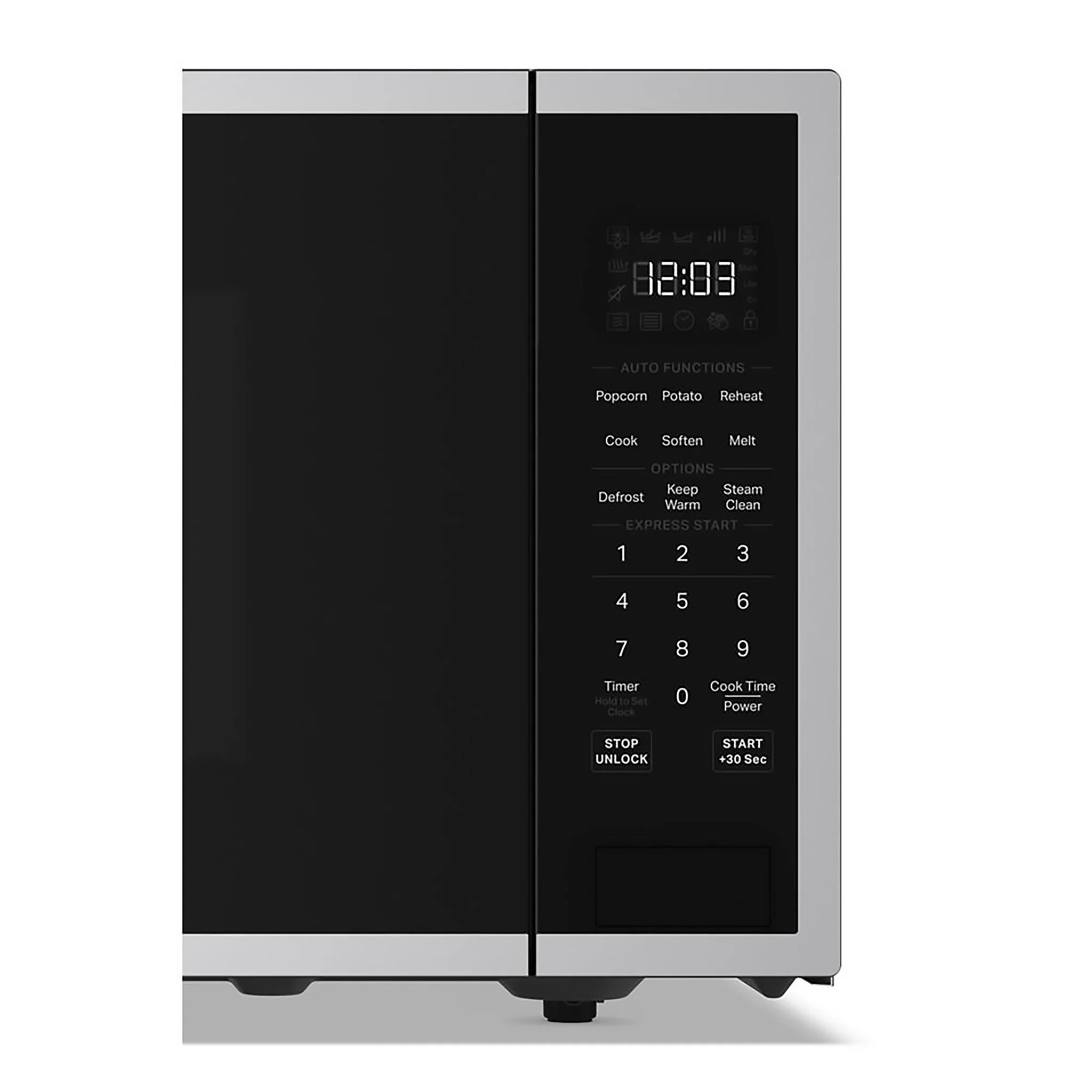 KitchenAid PrintShield Stainless Countertop Microwave 1.6 cu.ft.) - YKMCS122SPS - Image 7