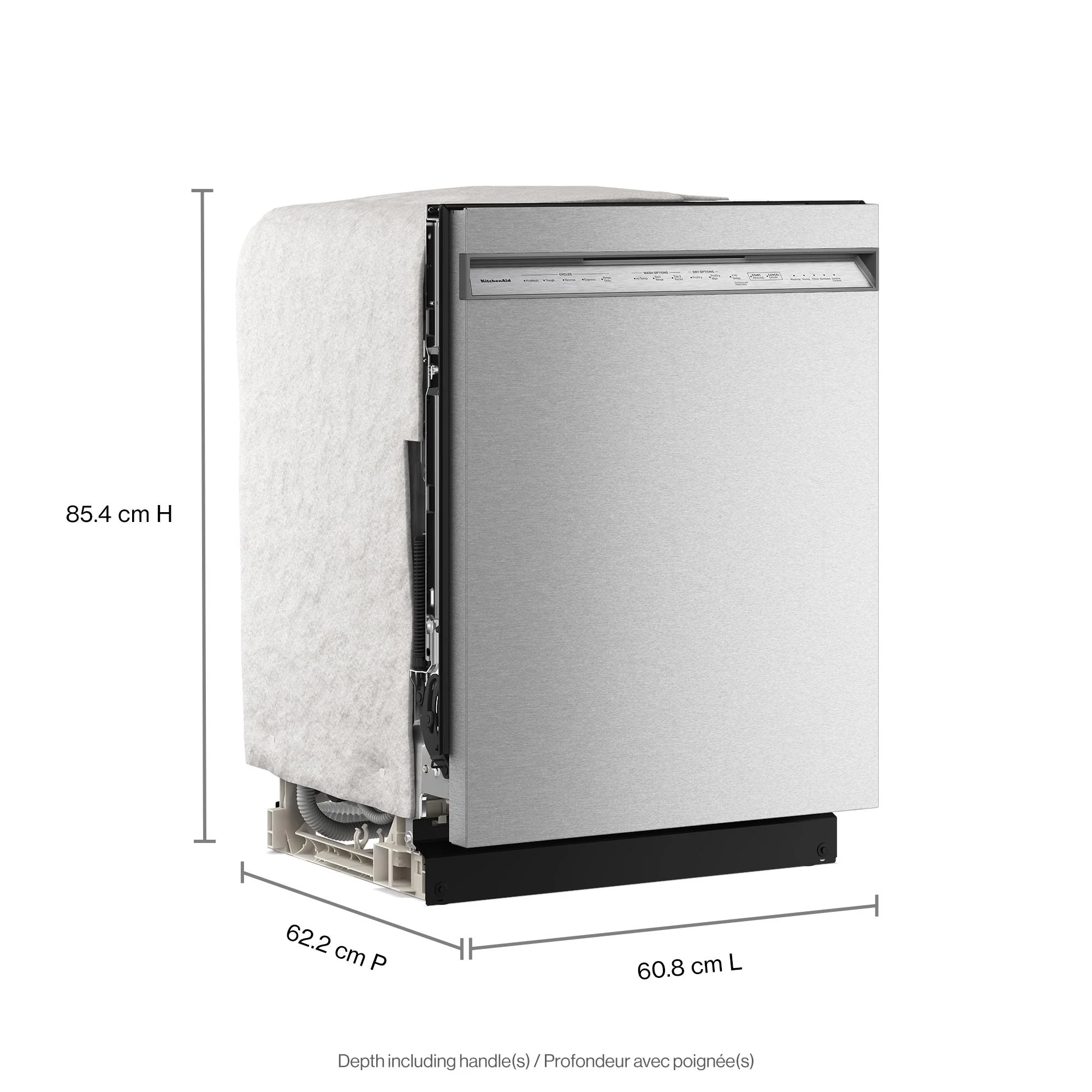 KitchenAid PrintShield Stainless Dishwasher (41 dBA) - KDFS324SPS - Image 8