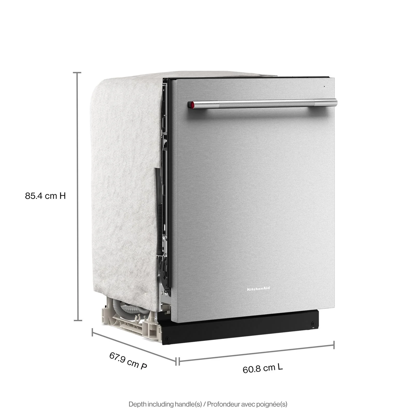 KitchenAid PrintShield Stainless Dishwasher (41 dBA) - KDTS324SPS - Image 2