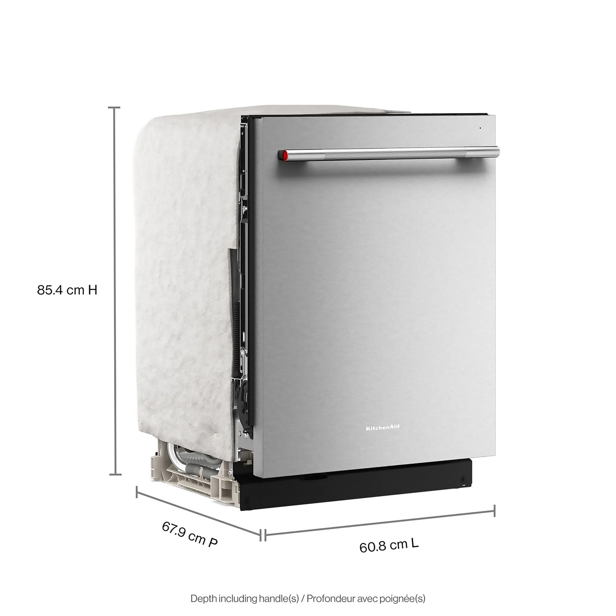 KitchenAid PrintShield Stainless Dishwasher (44 dBA) - KDTS624SPS - Image 3