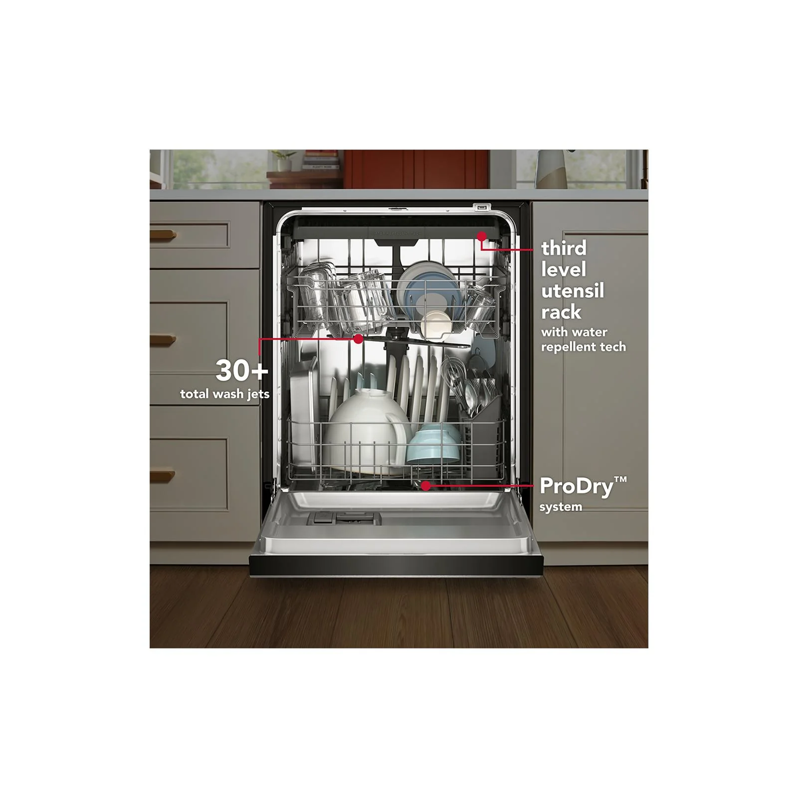 KitchenAid PrintShield Stainless Dishwasher (47 dBA) - KDTS224SPS - Image 12