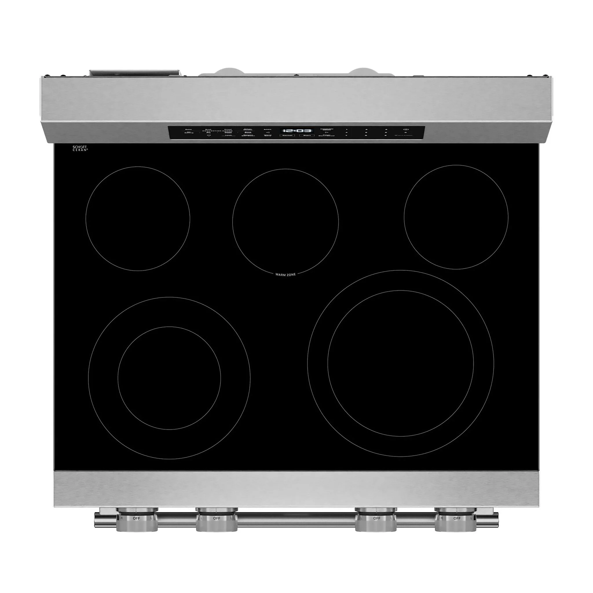 KitchenAid Printshield Stainless Freestanding Electric Convection Range (5.3 cu.ft.) - YKFES530SPS - Image 8