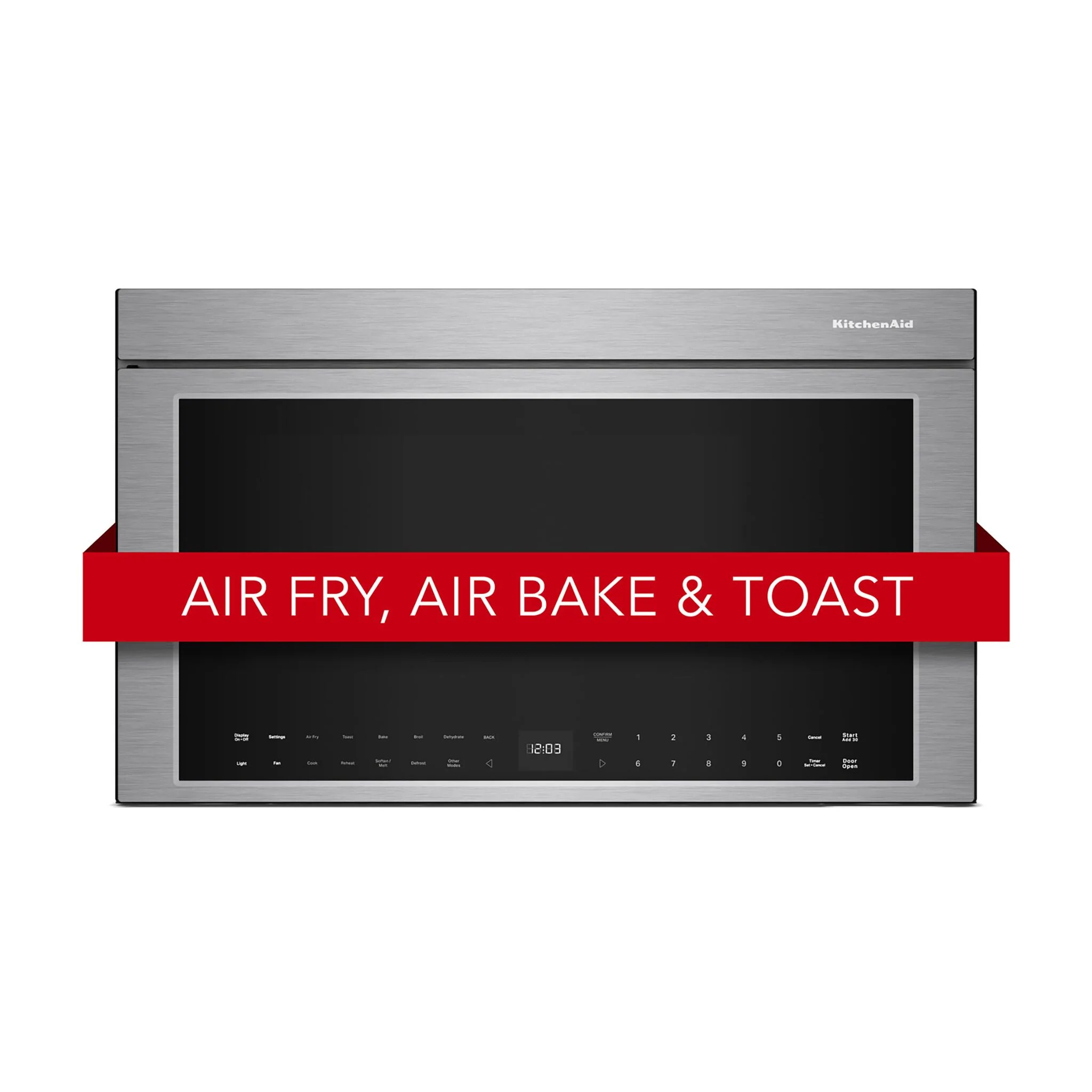 KitchenAid PrintShield Stainless Over-the-Range Microwave (1.1 Cu Ft) - YKMMF730PPS - Image 2