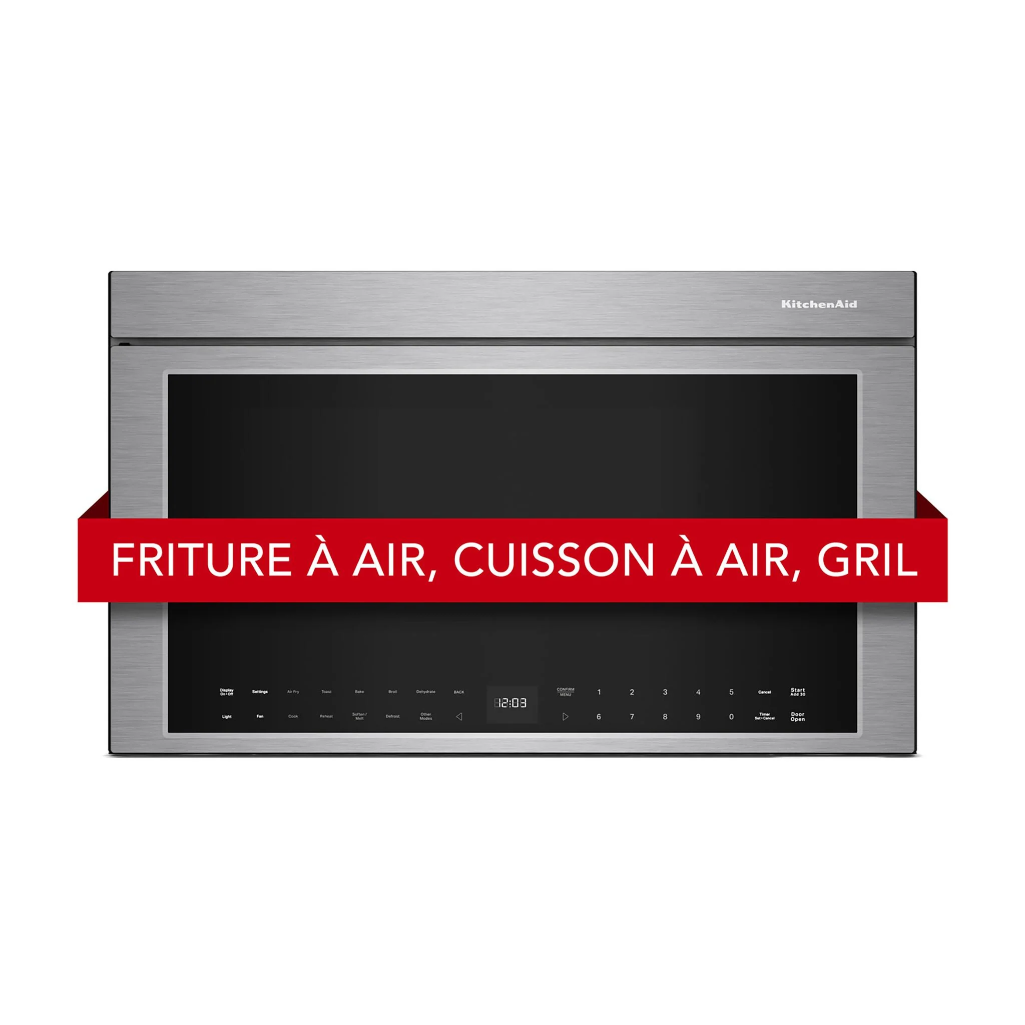 KitchenAid PrintShield Stainless Over-the-Range Microwave (1.1 Cu Ft) - YKMMF730PPS - Image 3
