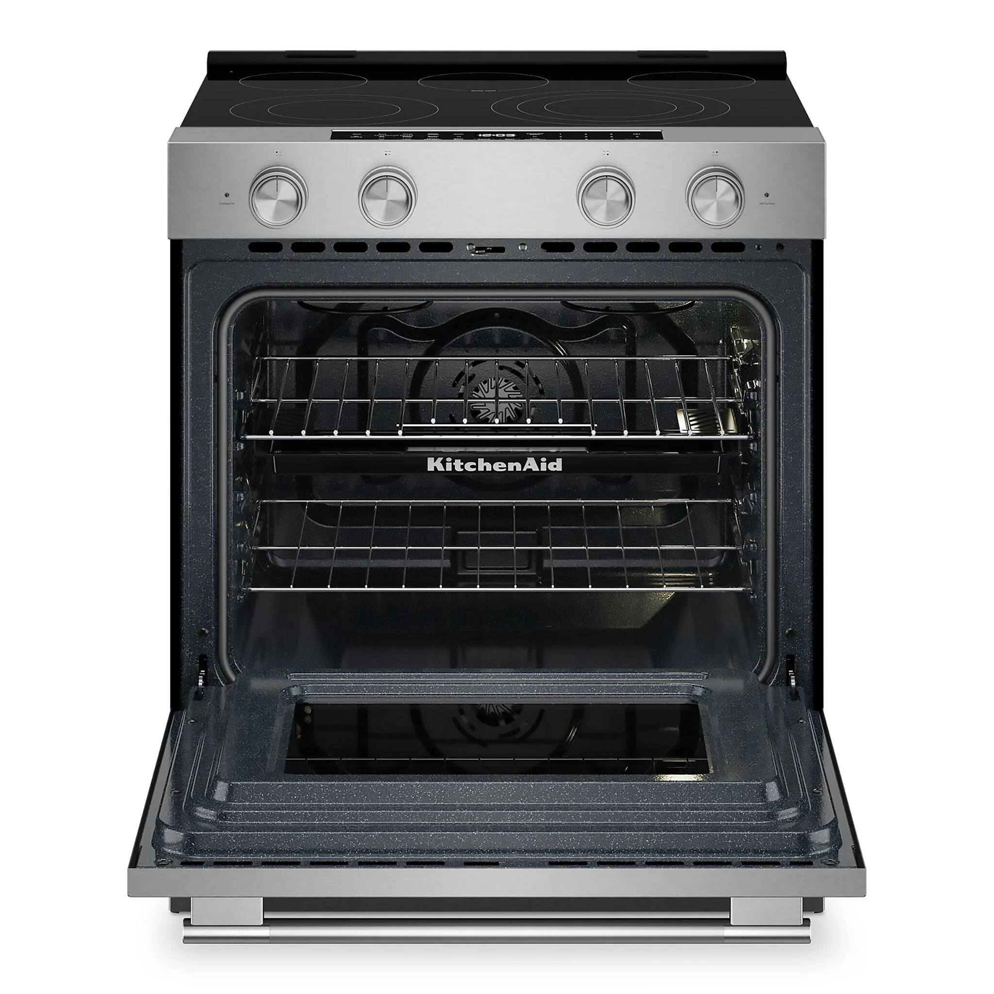 KitchenAid PrintShield Stainless Slide-in Electric Convection Range (5.3 cu.ft.) - YKSES330SPS - Image 4