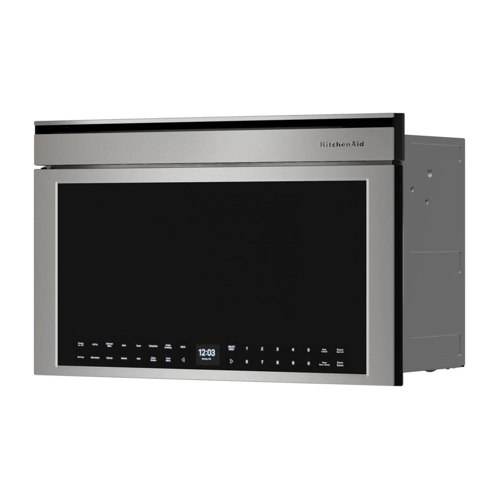 KitchenAid PrintShield Stainless Smart Built-In Convection Microwave (1.1 Cu. Ft.) - YKMBT730SPS - Image 3