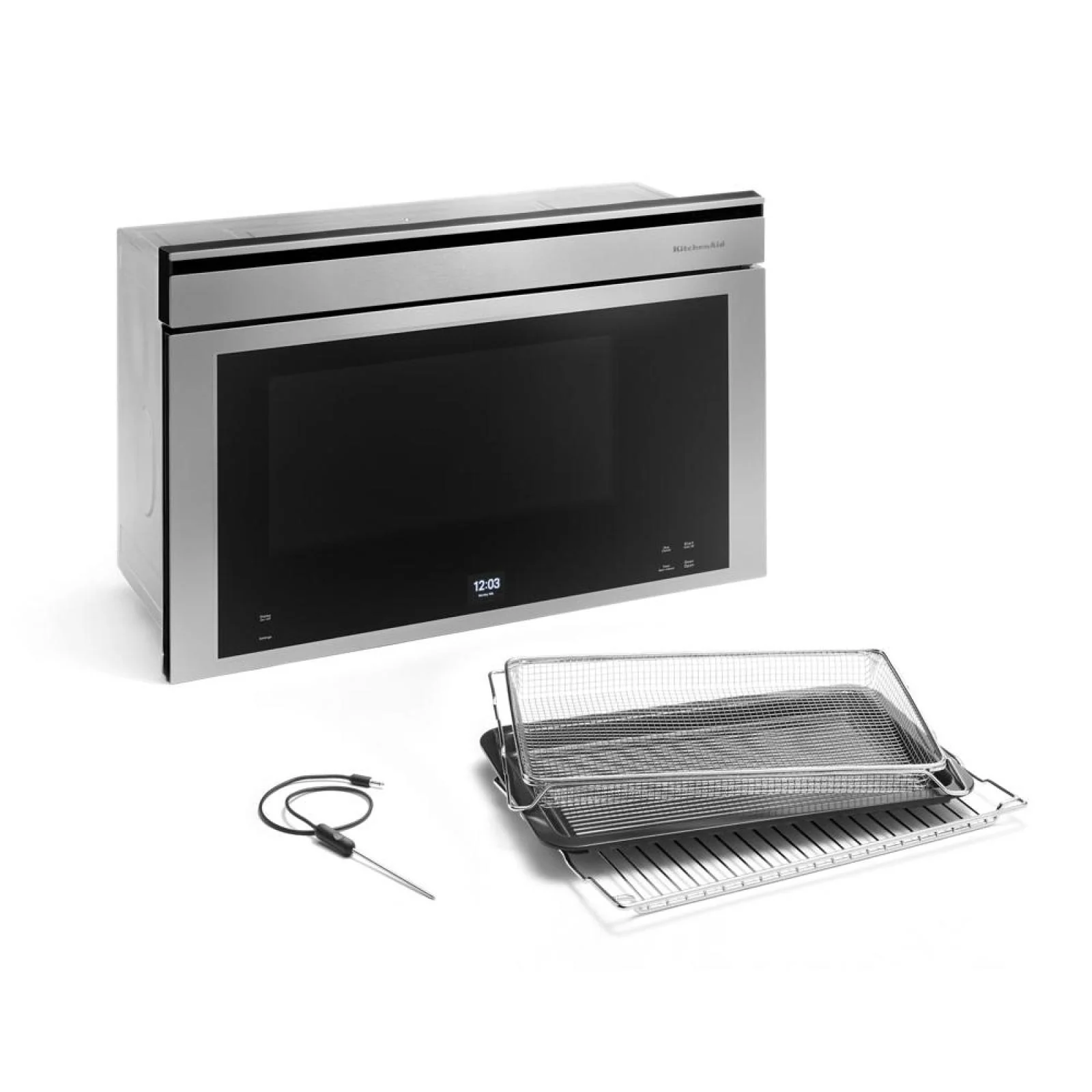 KitchenAid PrintShield Stainless Smart Built-In Convection Microwave (1.1 Cu. Ft.) - YKMBT730SPS - Image 6