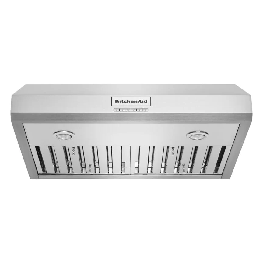 KitchenAid Stainless Steel 30" 585 CFM Commercial-Style Under-Cabinet Range Hood - KVUC600KSS - Image 2