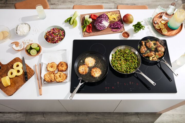 KitchenAid Stainless Steel 36" 5-Element Electric Sensor Induction Cooktop - KCIG556JSS - Image 4