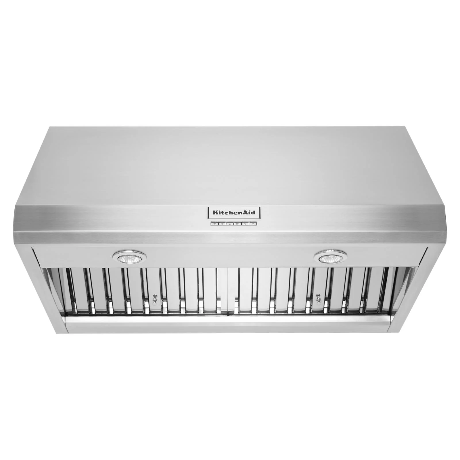 KitchenAid Stainless Steel 36" Commercial-Style 585-1170 CFM Wall-Mount Canopy Range Hood without motor - KVWC906KSS - Image 3