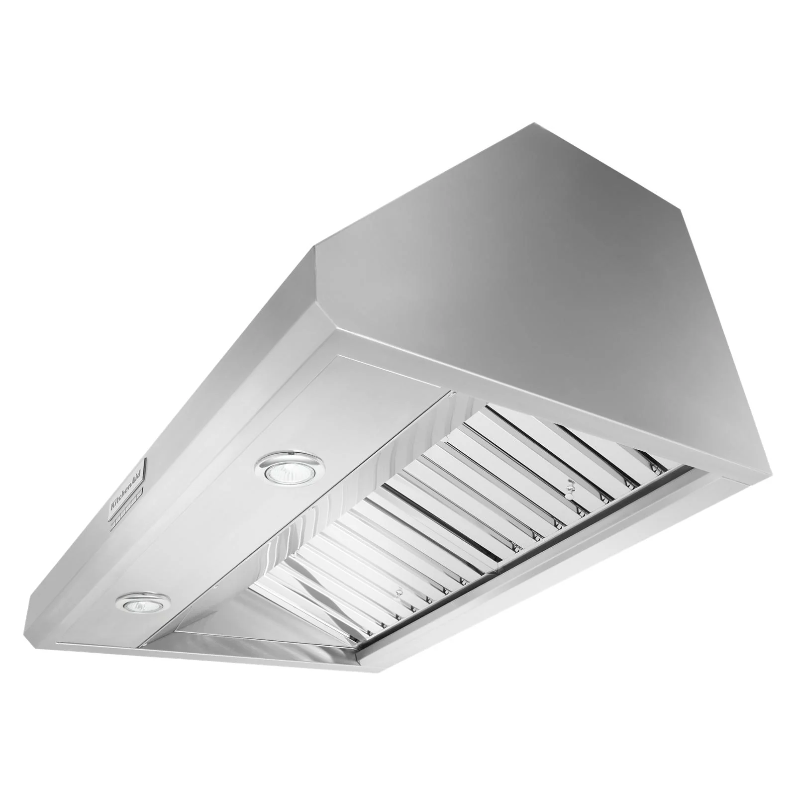 KitchenAid Stainless Steel 36" Commercial-Style 585-1170 CFM Wall-Mount Canopy Range Hood without motor - KVWC906KSS - Image 4