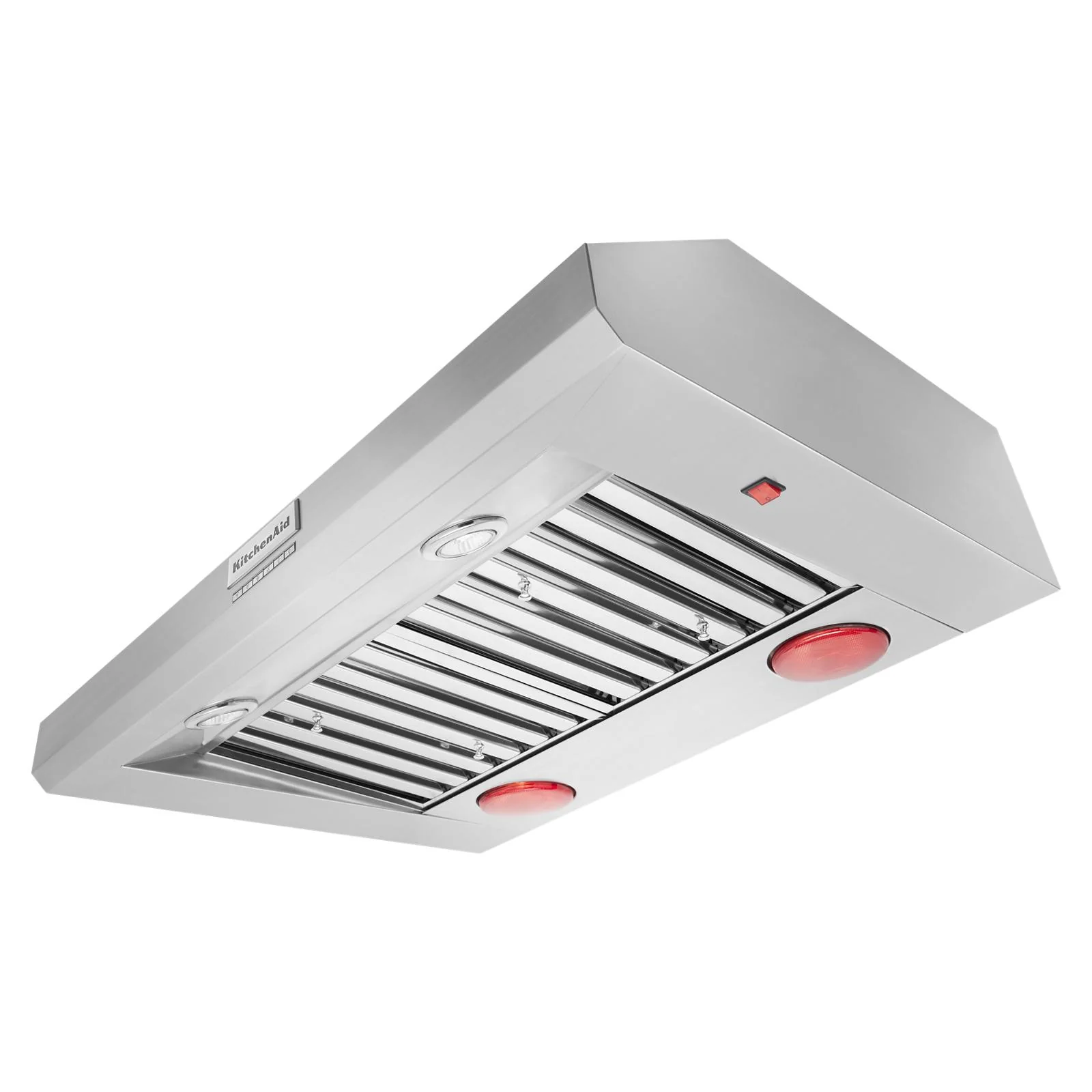 KitchenAid Stainless Steel 36" Commercial-Style 585-1170 CFM Wall-Mount Canopy Range Hood without motor - KVWC956KSS - Image 2