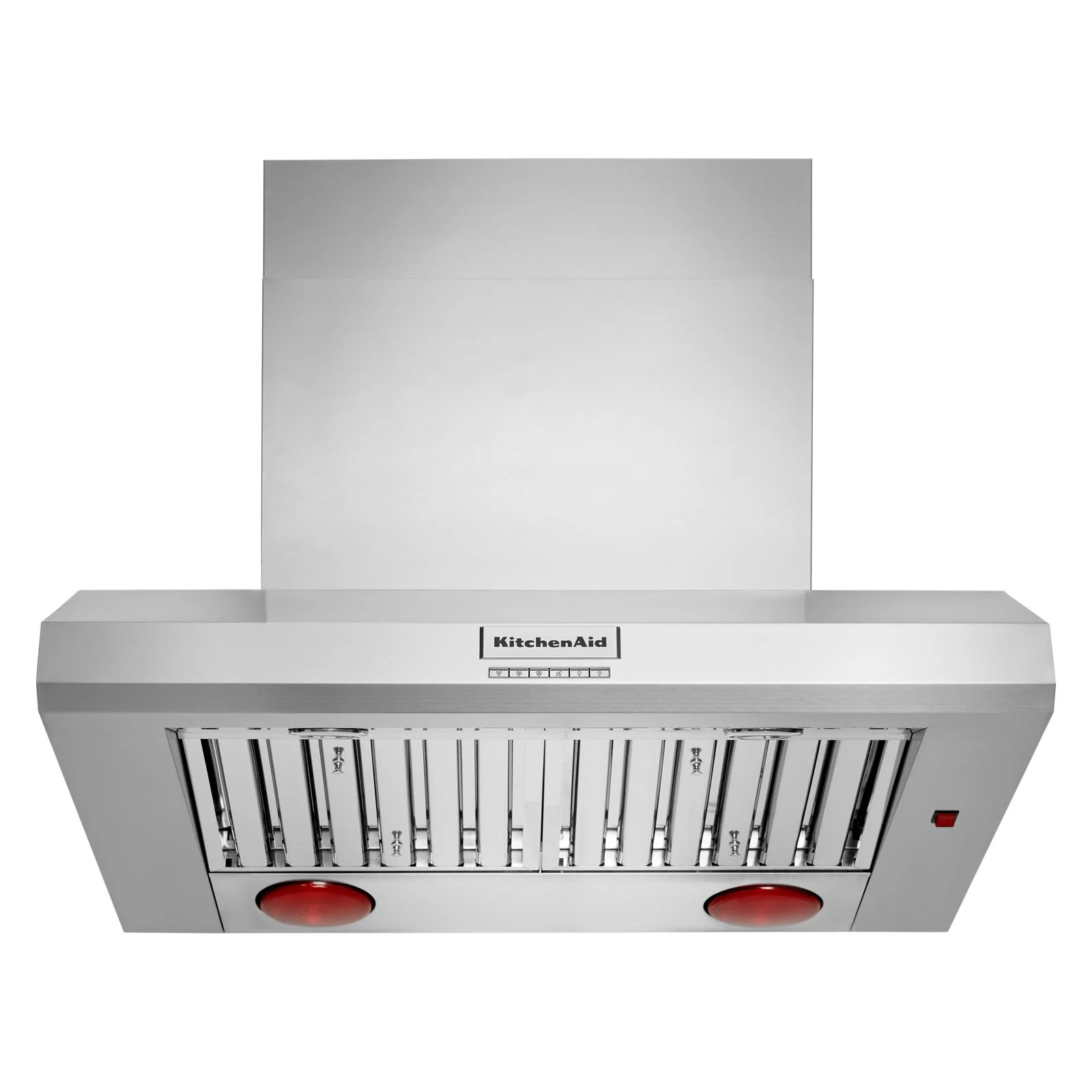 KitchenAid Stainless Steel 36" Commercial-Style 585-1170 CFM Wall-Mount Canopy Range Hood without motor - KVWC956KSS - Image 3