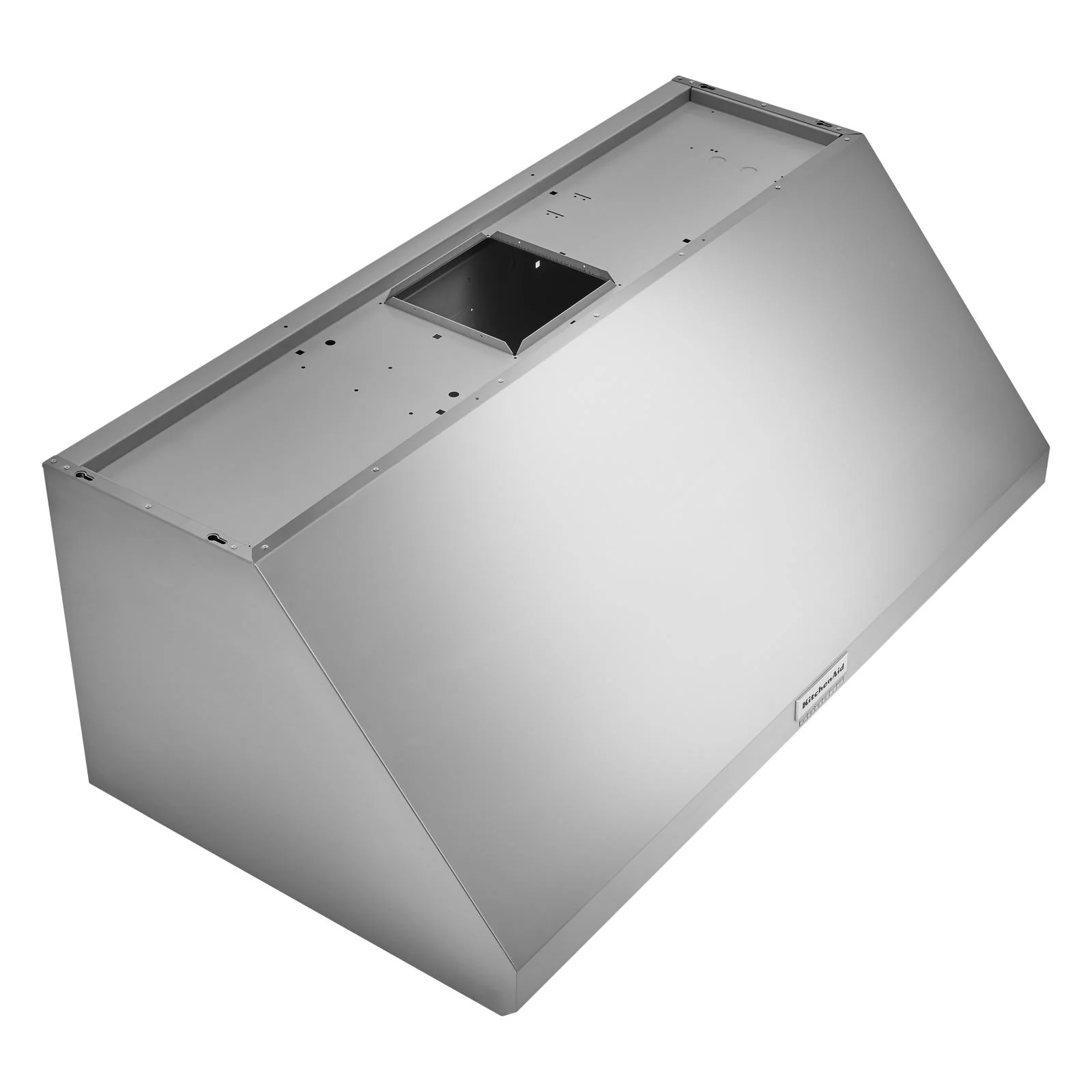 KitchenAid Stainless Steel 48" Commercial-Style 585-1170 CFM Wall-Mount Canopy Range Hood without motor - KVWC908KSS - Image 3
