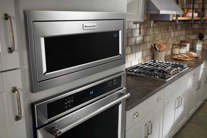 KitchenAid Stainless Steel Built-In Low Profile Microwave with Trim Kit (1.1 cu. ft.) - YKMBT5011KS - Image 5
