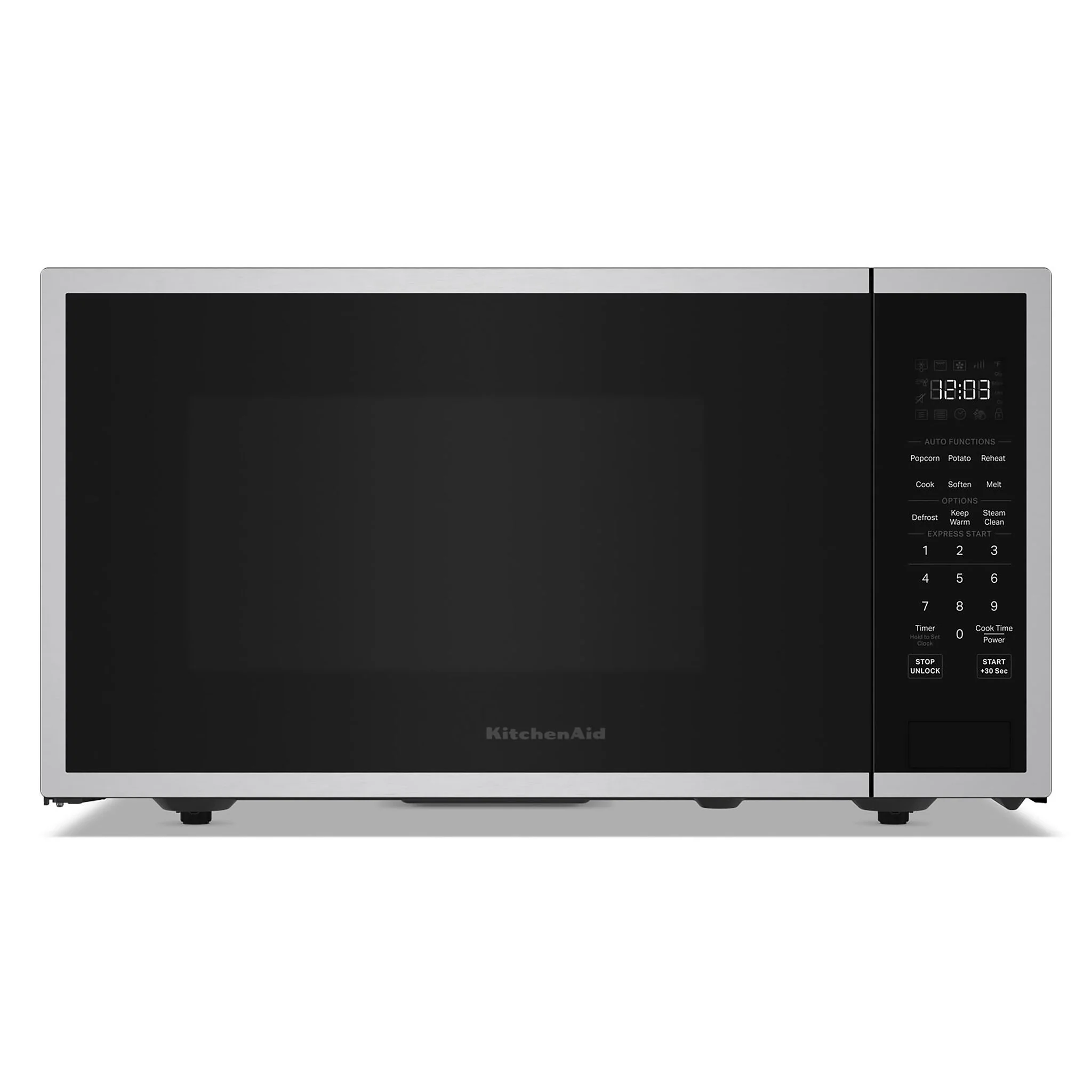 KitchenAid Stainless Steel Countertop Microwave (1.6 cu.ft.) - YKMCS122SSS