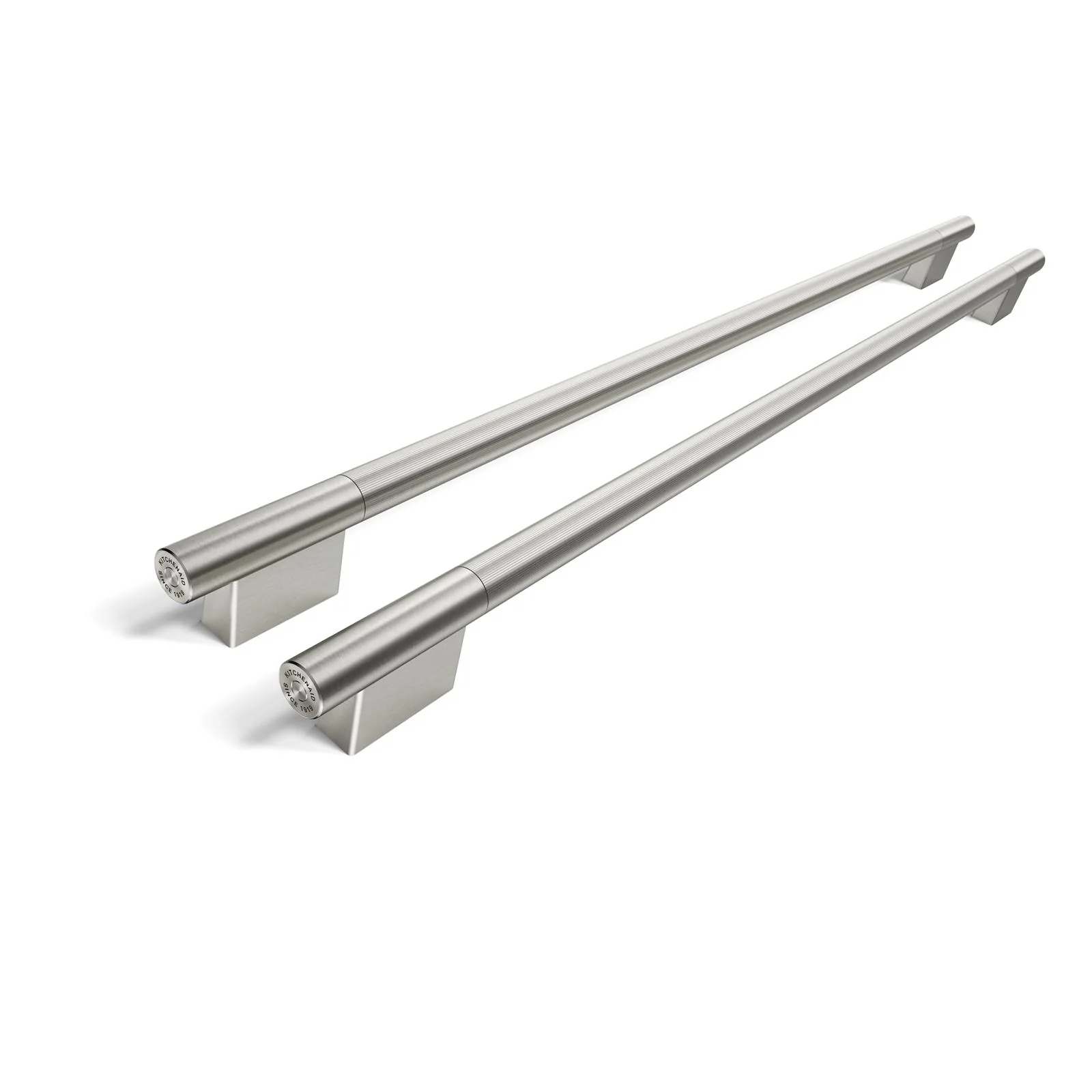 KitchenAid Stainless Steel Handle Hardware Accessory Kit for 42" Built-In Side-by-Side Refrigerator - W11777165