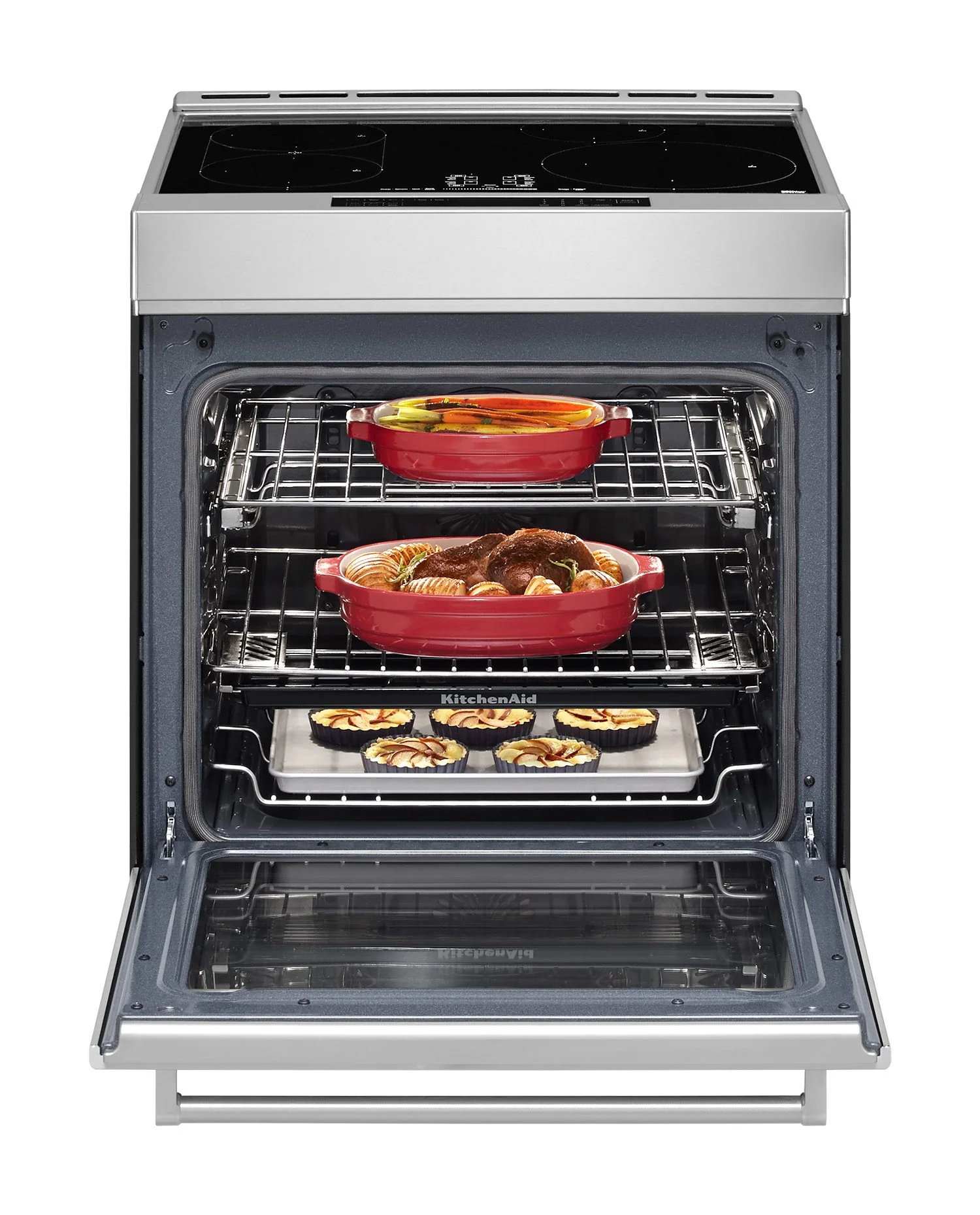 KitchenAid Stainless Steel Induction Slide-In Range with Air Fry (6.40 Cu Ft) - KSIS730PSS - Image 5