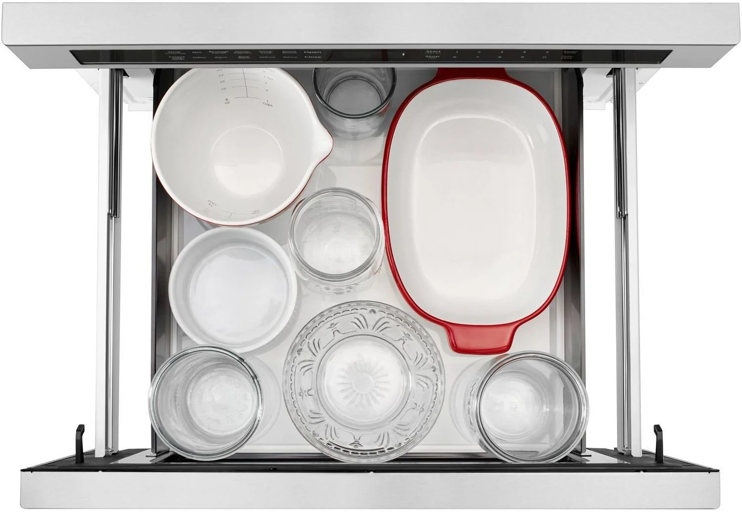 KitchenAid Stainless Steel Under-Counter Microwave Oven Drawer (1.2 Cu. Ft.) - KMBD104GSS - Image 4