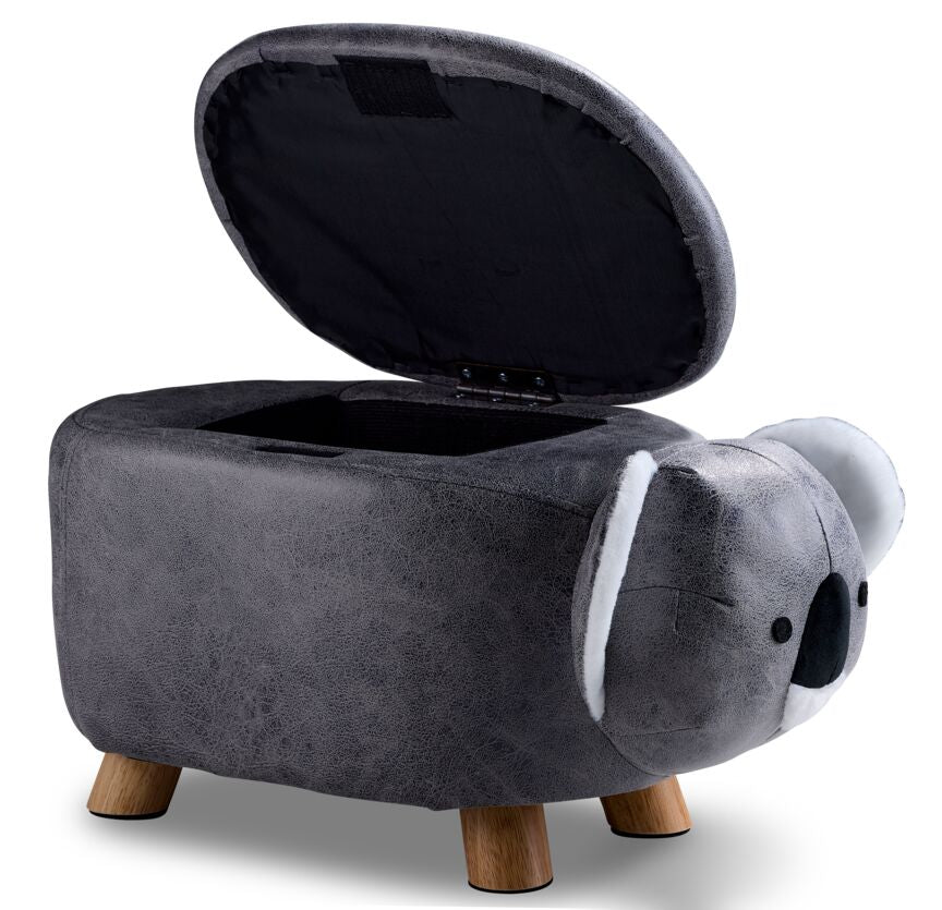 Koala Storage Ottoman - Grey - Image 5