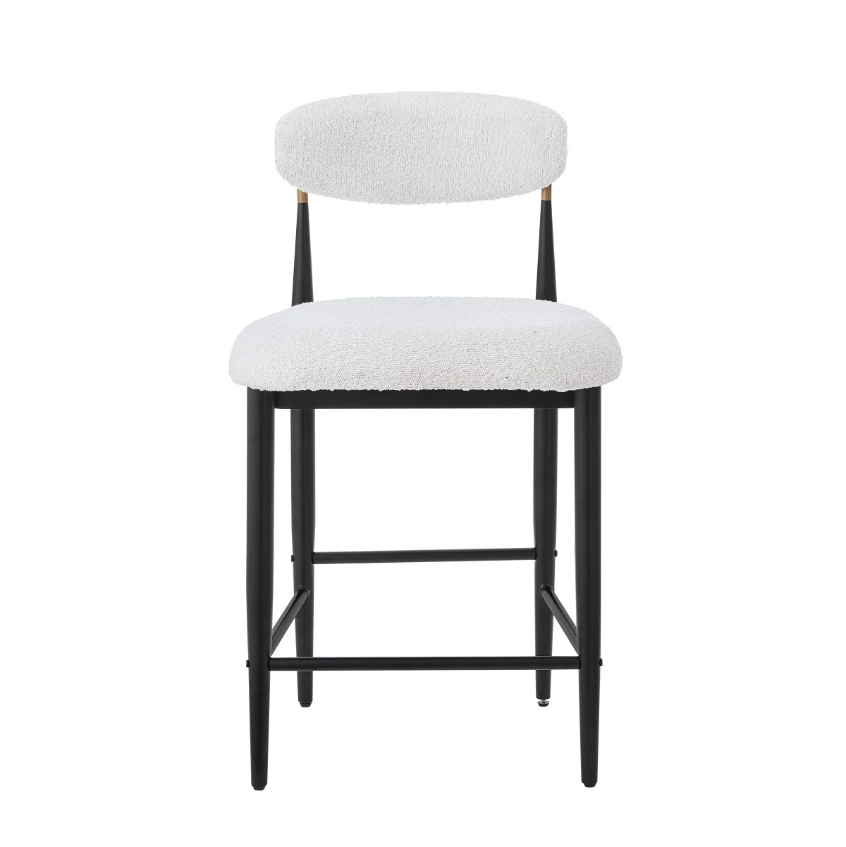 Kodi Counter Stool - White/Black - Set of Two - Image 2