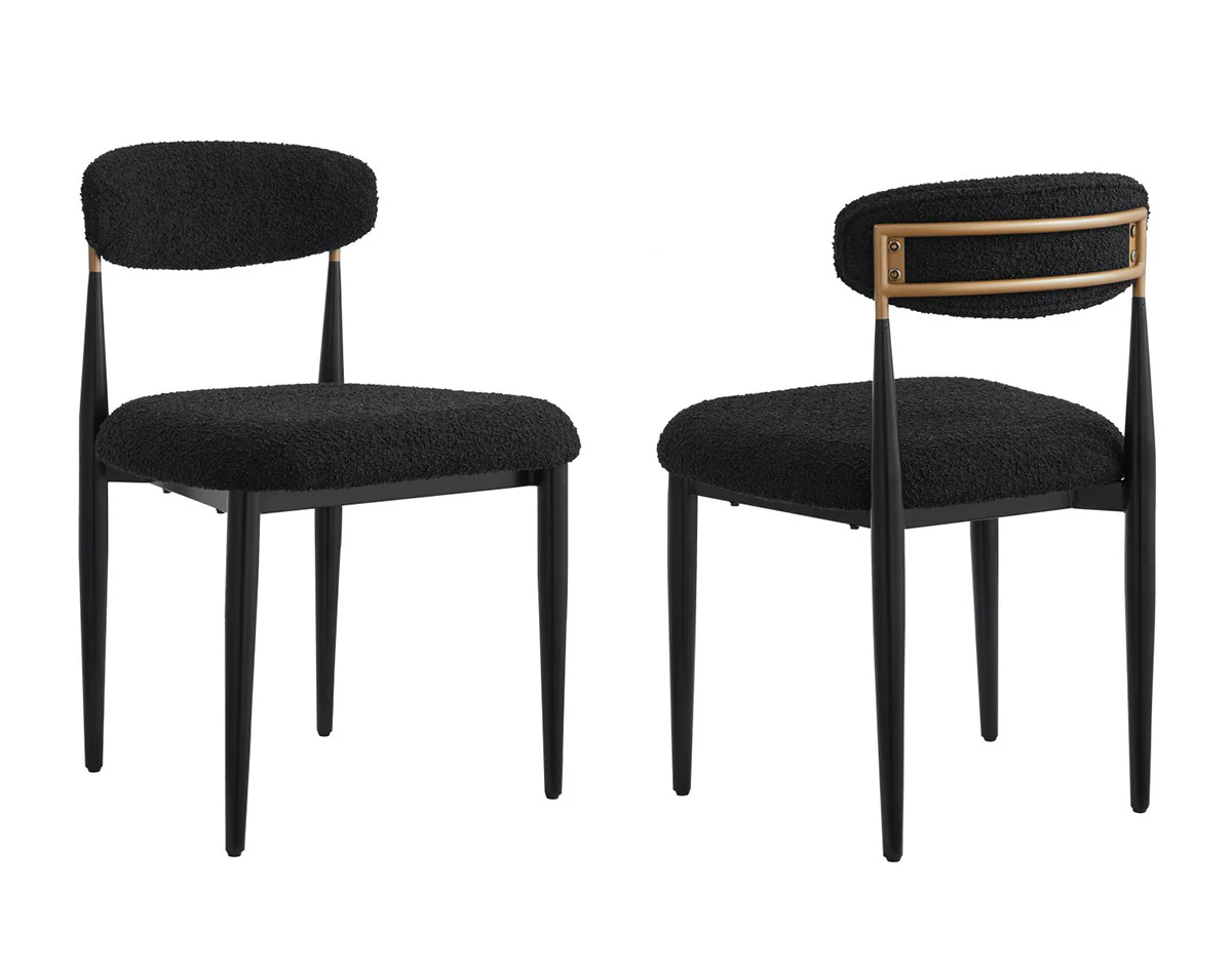 Kodi Dining Chair - Black - Set of Two - Image 5