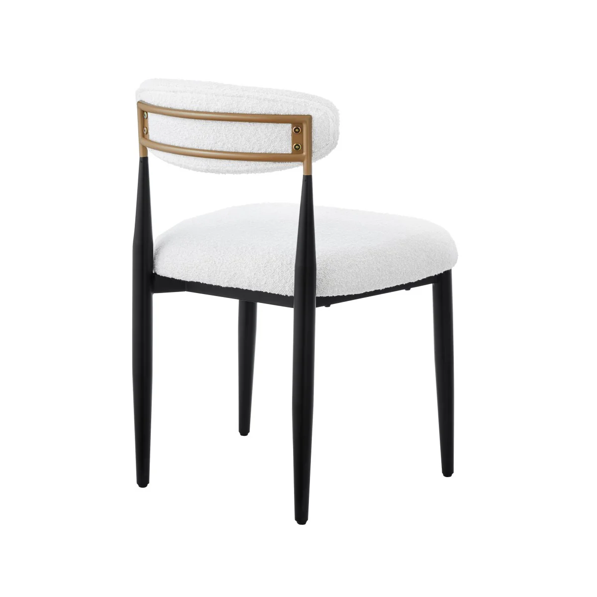 Kodi Dining Chair - White/Black - Set of Two - Image 4