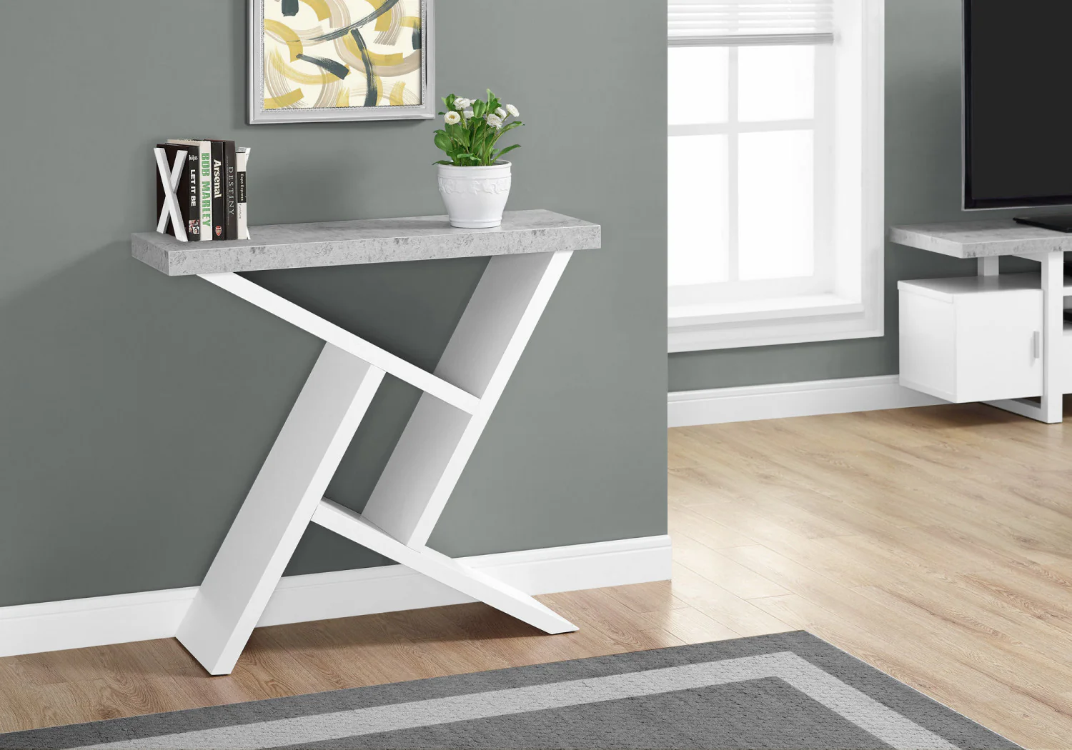 Kora Sofa Table - White - Image 6