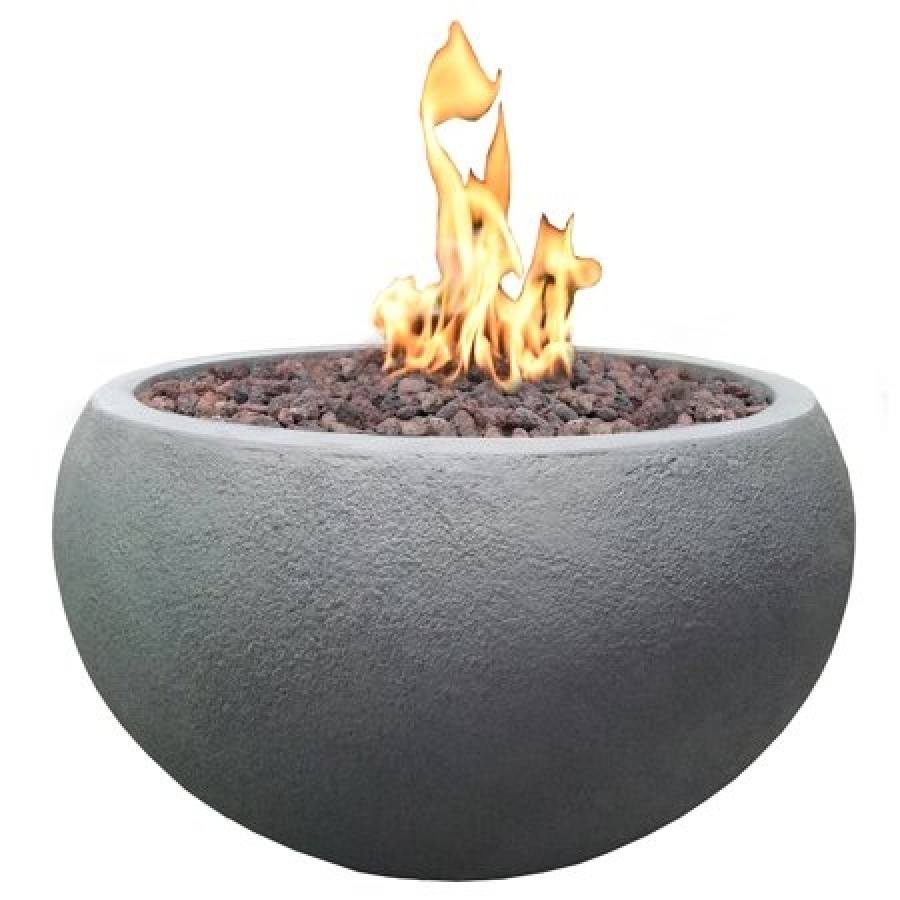 Kyushu Concrete Lava Stone Fire Pit (Modeno) – Propane - Image 3