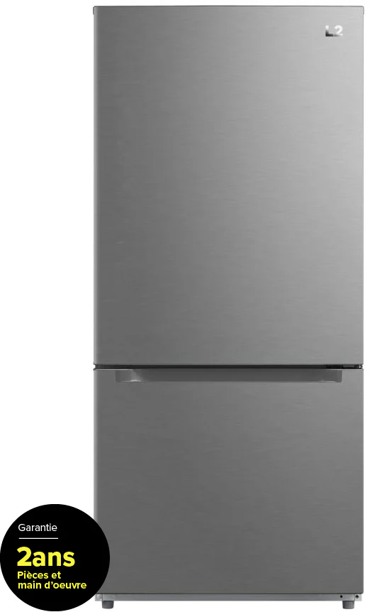 L2 29.5" 18.7 Cu. Ft. Stainless Steel Bottom-Freezer Refrigerator - LRB19B5ASTC - Image 3