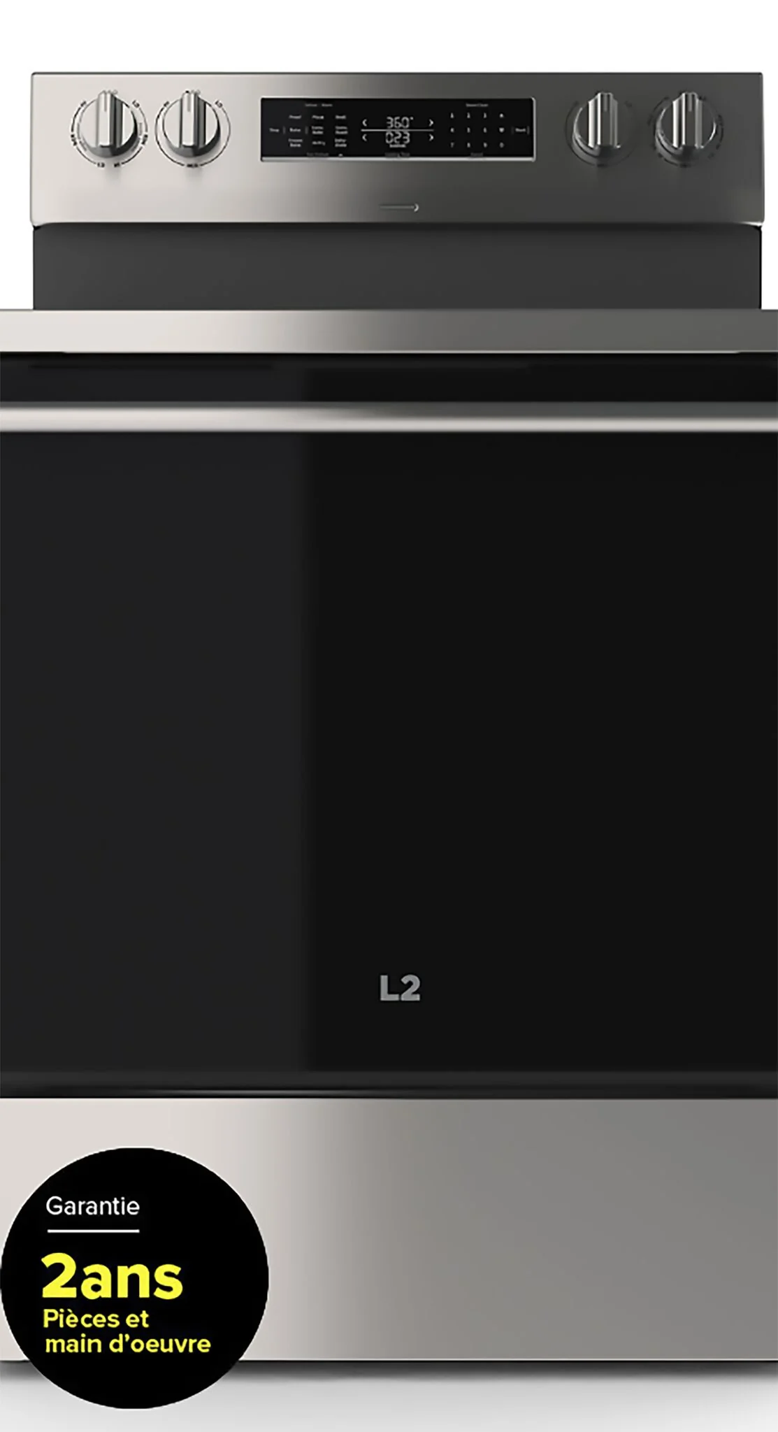 L2 Stainless Steel Free Standing Electric Range with True Convection & Air Fry (5.8 cu. ft.) - LR5800CSS - Image 3