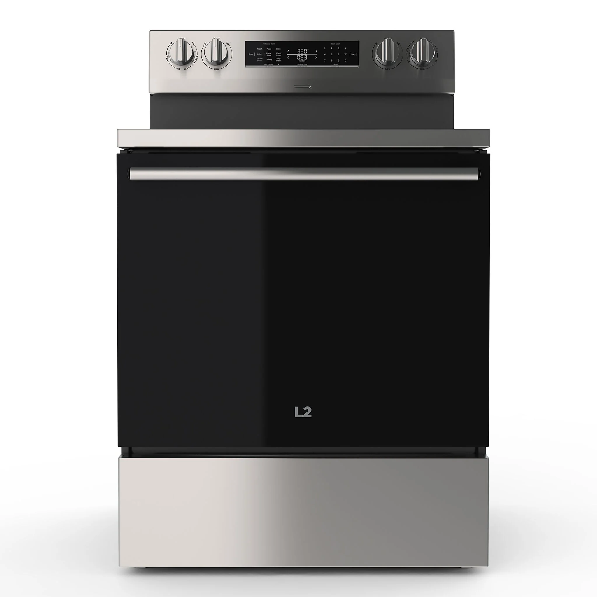 L2 Stainless Steel Free Standing Electric Range with True Convection & Air Fry (5.8 cu. ft.) - LR5800CSS - Image 8