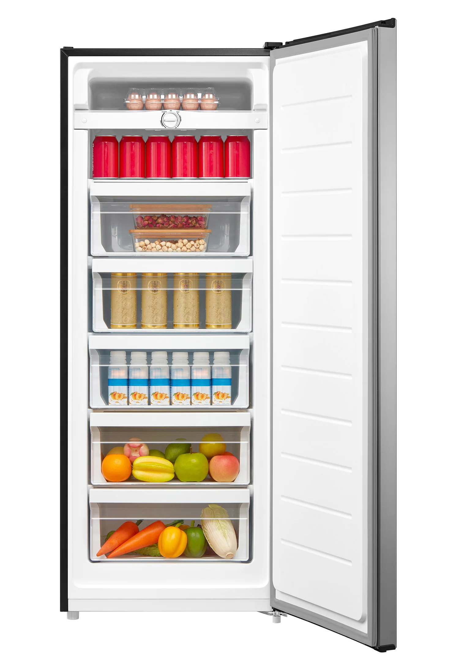 L2 Stainless Steel Upright Freezer and Convertible Fridge (6.9 Cu. Ft) - LRU07B3ASS - Image 7