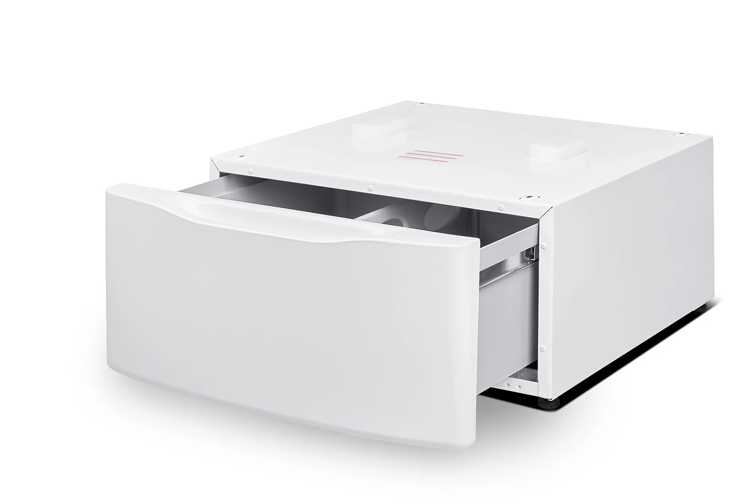L2 White 27" Laundry Pedestal and Storage Drawer for L2 Front-Load Washer and Dryer - TLP1WW - Image 8