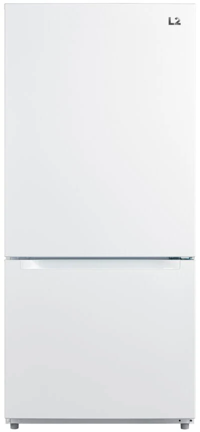L2 29.5" 18.7 Cu. Ft. White Bottom-Freezer Refrigerator - LRB19B5AWWC