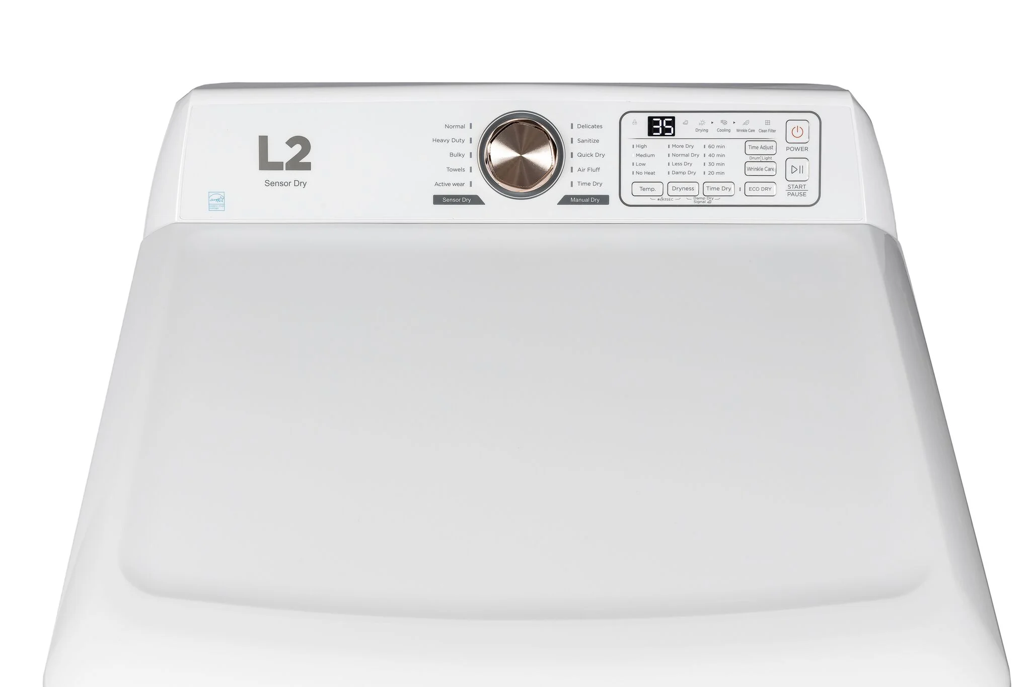 L2 White Electric Dryer (7.0 Cu.ft) - LE47A3AWW - Image 4