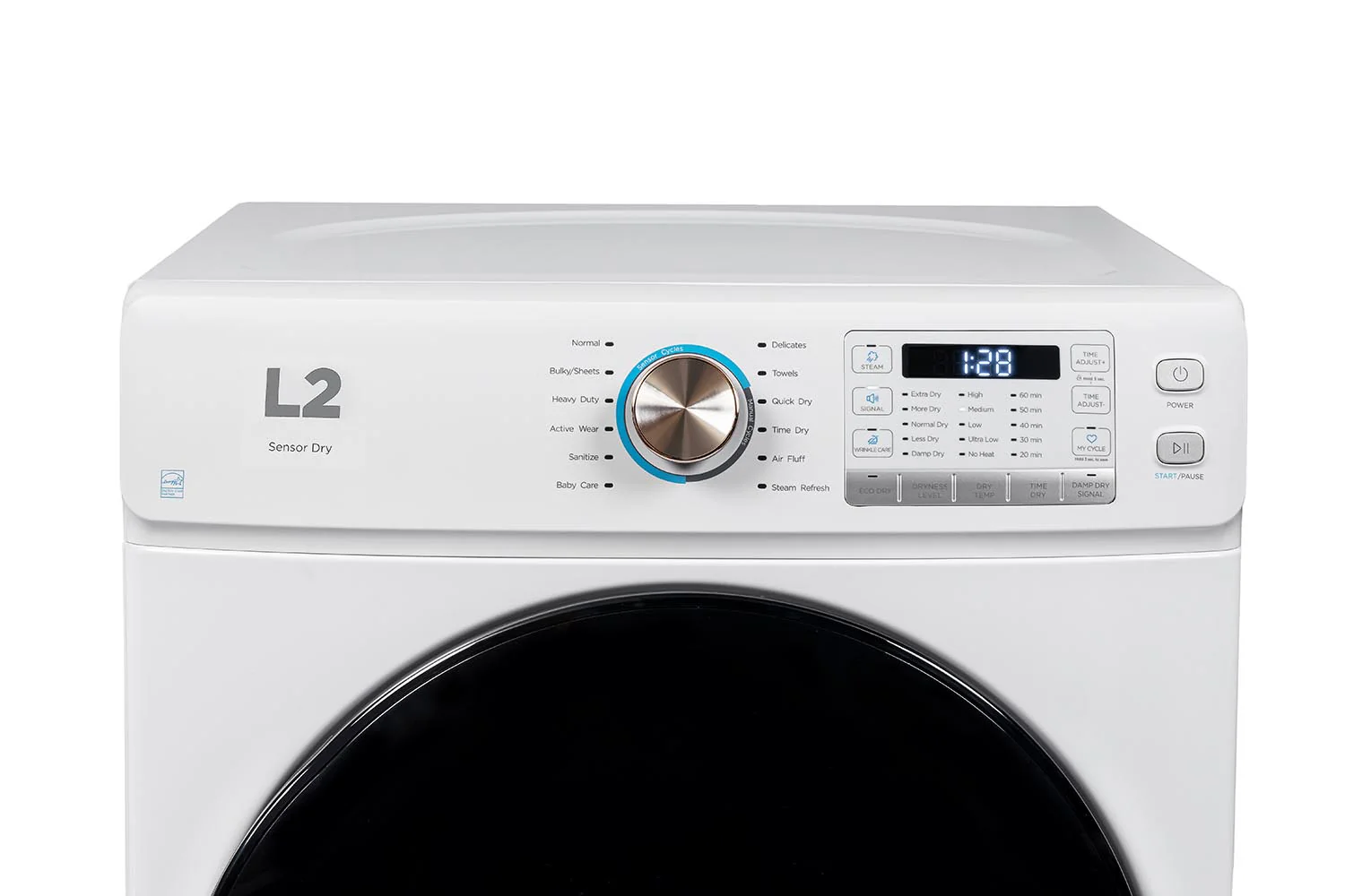 L2 White Electric Dryer (8.0 Cu. Ft) -  LE52N3AWW - Image 6