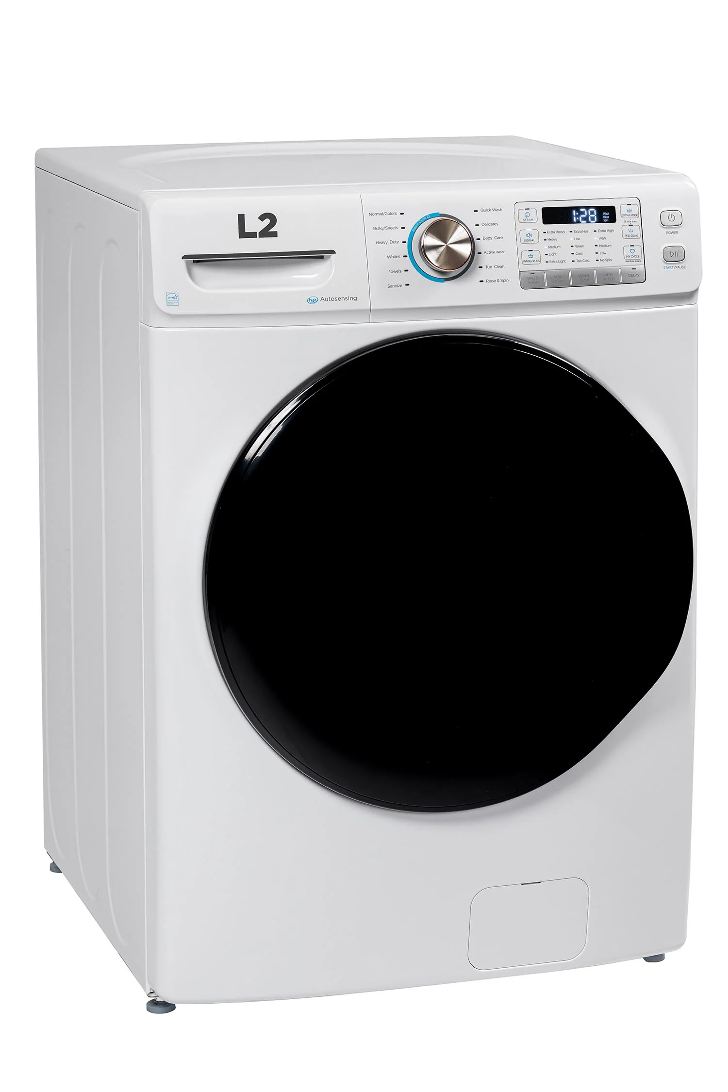 L2 White Front Load Washer (5.2 Cu. Ft) - LF52N3AWW - Image 4