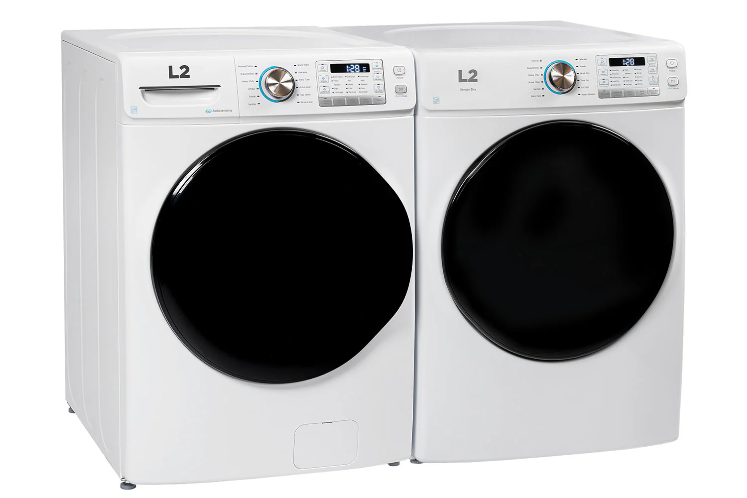 L2 White Front Load Washer (5.2 Cu. Ft) & White Electric Dryer (8.0 Cu. Ft) - LF52N3AWW/LE52N3AWW - Image 4