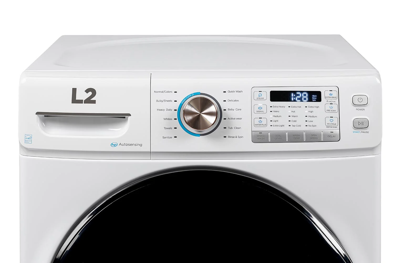 L2 White Front Load Washer (5.2 Cu. Ft) & White Electric Dryer (8.0 Cu. Ft) - LF52N3AWW/LE52N3AWW - Image 6