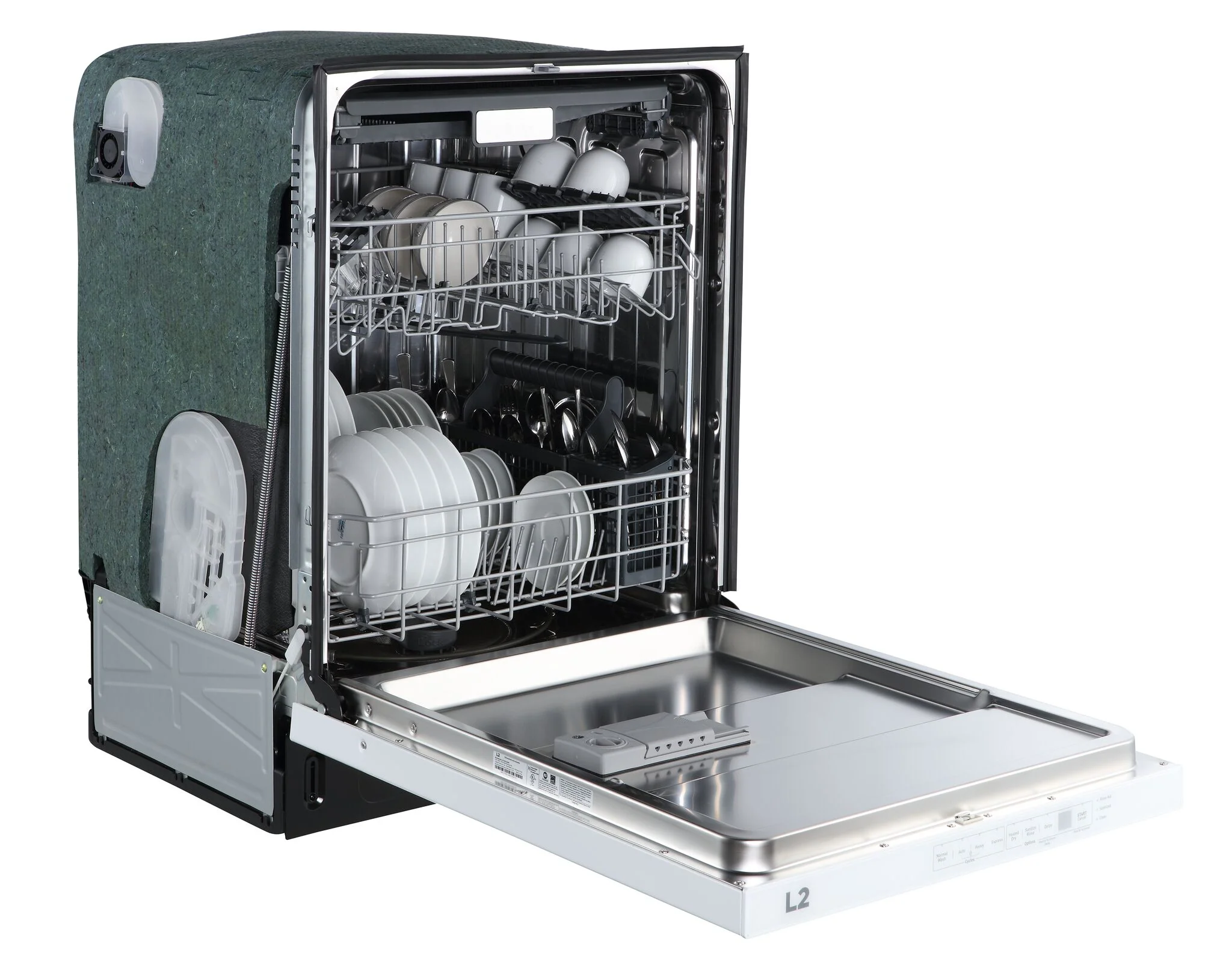 L2 White Smart Dishwasher with Sensor (52 dBA) - LDT24B12AWW - Image 9