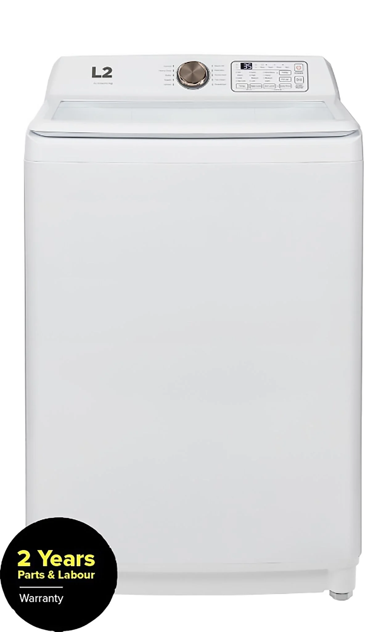 L2 White Top Load Electric Washer (5.1 Cu.ft ) - LT51N1BWWC - Image 2
