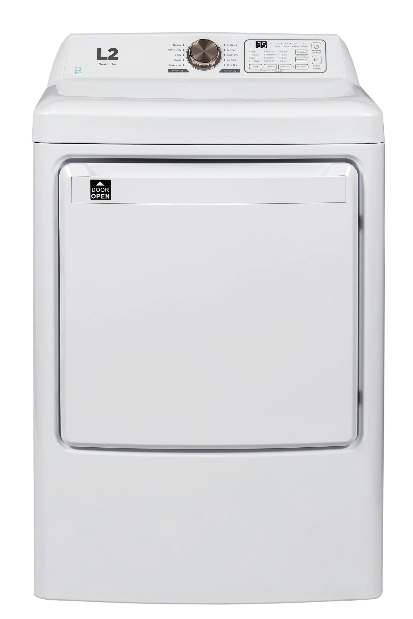 L2 White Top-Load Washer (4.7 Cu.Ft.) and Electric Dryer (7 Cu.Ft.) - LT47A3AWW/LE47A3AWW - Image 5