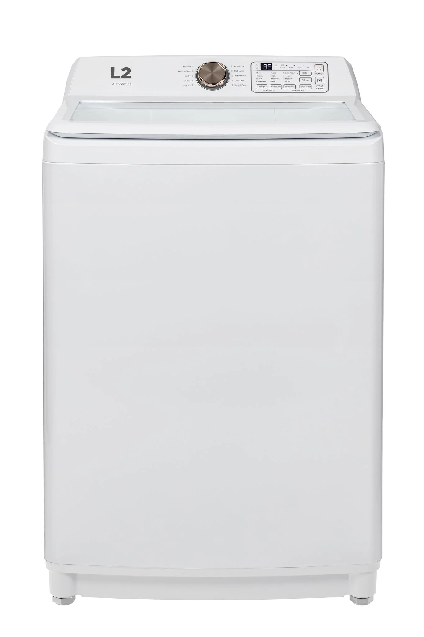 L2 White Top-Load Washer (5.1 Cu.Ft.) and Electric Dryer (7 Cu.Ft.) - LT51N1BWWC/LE47A3AWW - Image 4