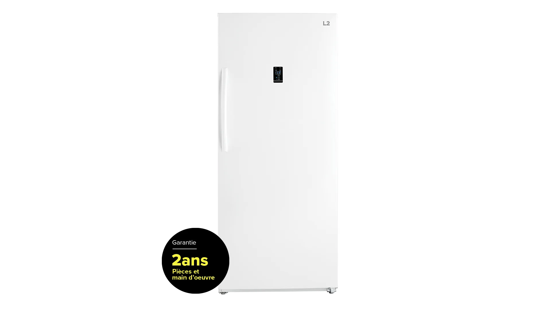 L2 White Upright Freezer and Convertible Fridge ( 17 Cu. Ft) - LRU17B6AWW - Image 3