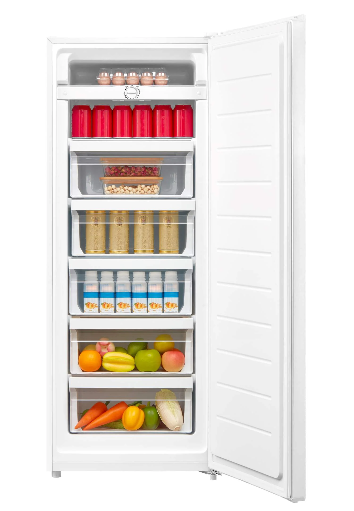 L2 White Upright Freezer and Convertible Fridge ( 6.9 Cu. Ft) - LRU07B3AWW - Image 7