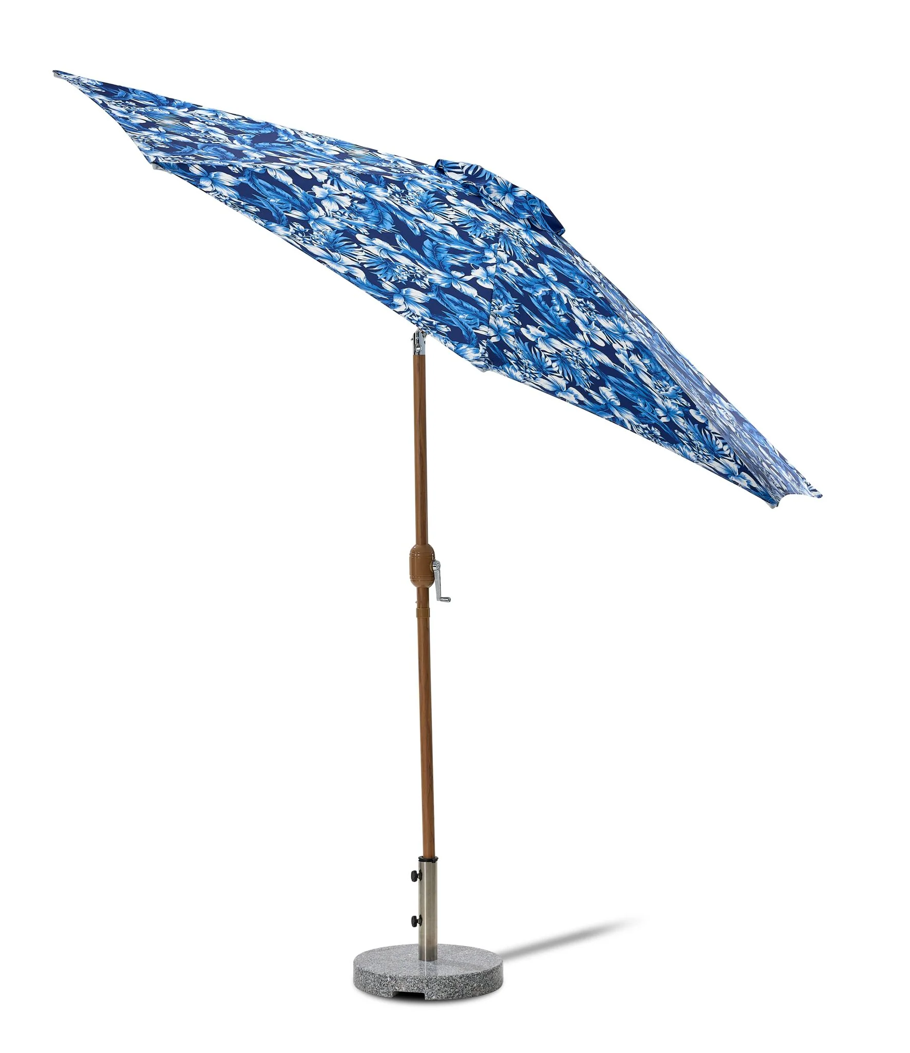 Lagos 9' Outdoor Umbrella - Blue - Image 5