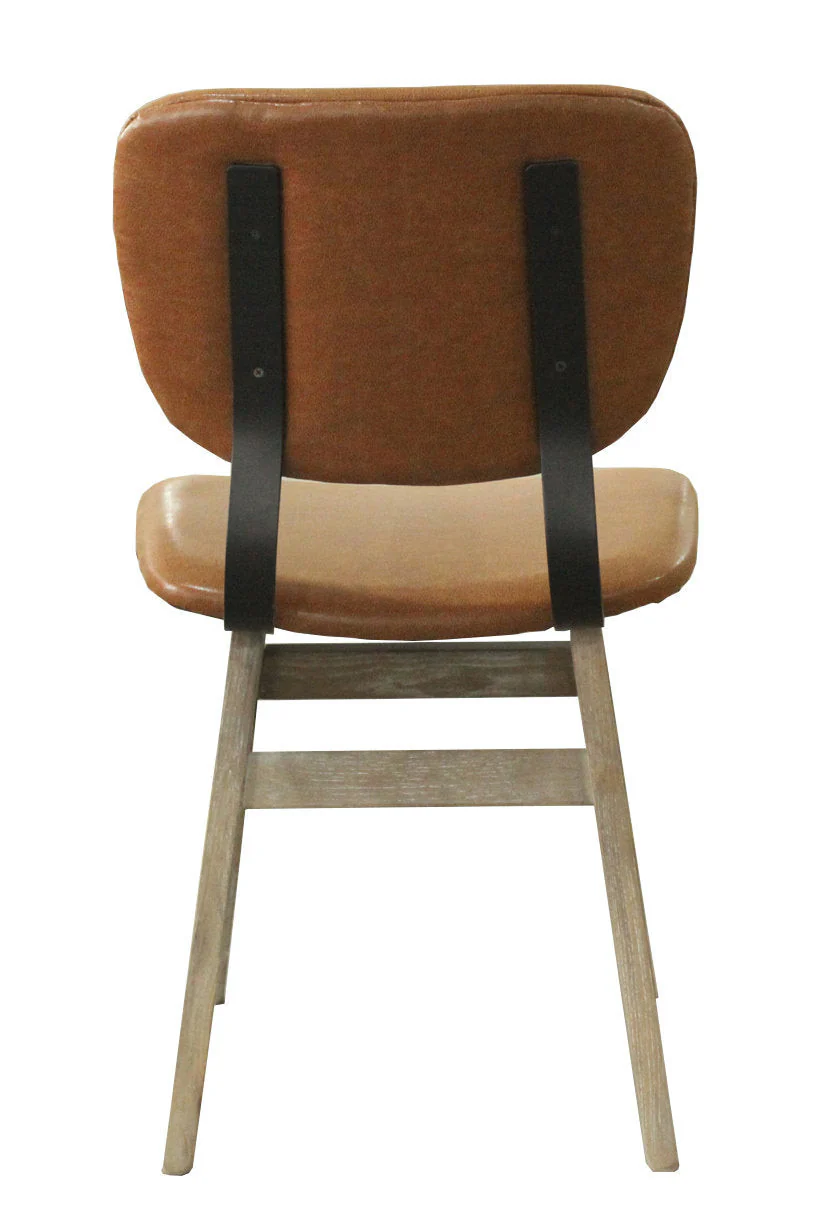 Lamarthe Dining Chair - Tan Brown - Set of Two - Image 4